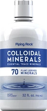 Colloidal Minerals Liquid 32 fl oz | 70 Plant-Derived Minerals | by Piping Rock