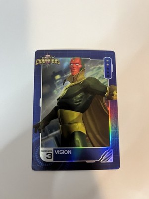 Marvel Contest Of Champions Dave And Busters #120 Vision HoloFoil Series 3 Card