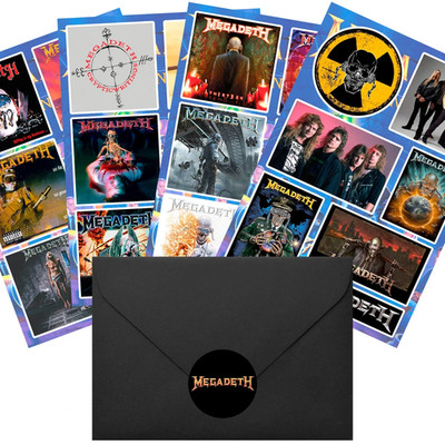 Megadeth Stickers Rust In Peace Peace Sells Countdown To Extinction Youthanasia