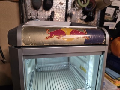 Red Bull Mini Fridge Lighted Cooler RB-GDC ECO LED Tested