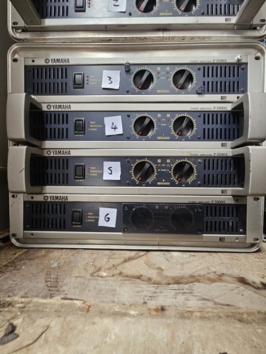 Yamaha P3500S Stereo Power Amplifier 1200W 2-Channel (No:4)