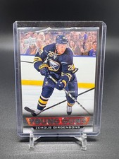 2013-14 Upper Deck #216 Zemgus Girgensons YG RC Young Guns Rookie Buffalo Sabres