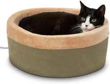 K H Pet Products Heated Cat Bed for Indoor Cats, Dogs, and Pet