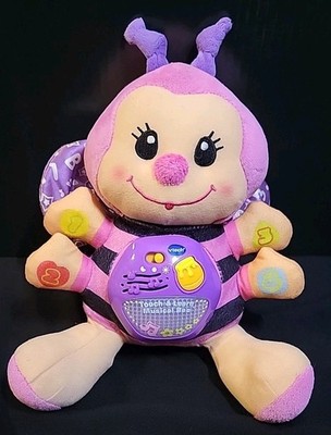 Vtech Touch And Learn Musical Pink Bumble Bee Baby Toy Light Up Tested/Works