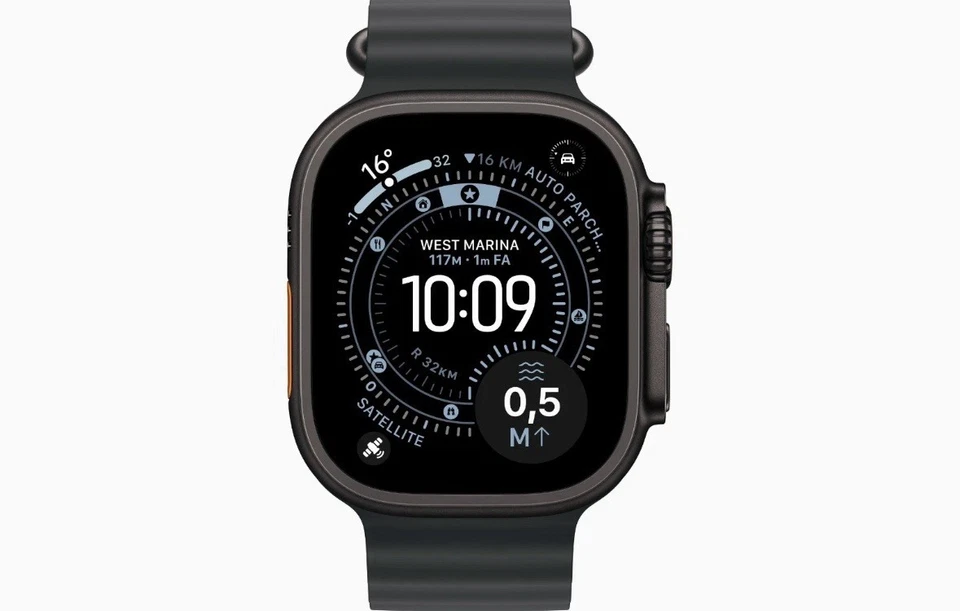Apple Watch Ultra 3  1:1 49 MM Cinturino Black Rep - Immagine 2 di 4