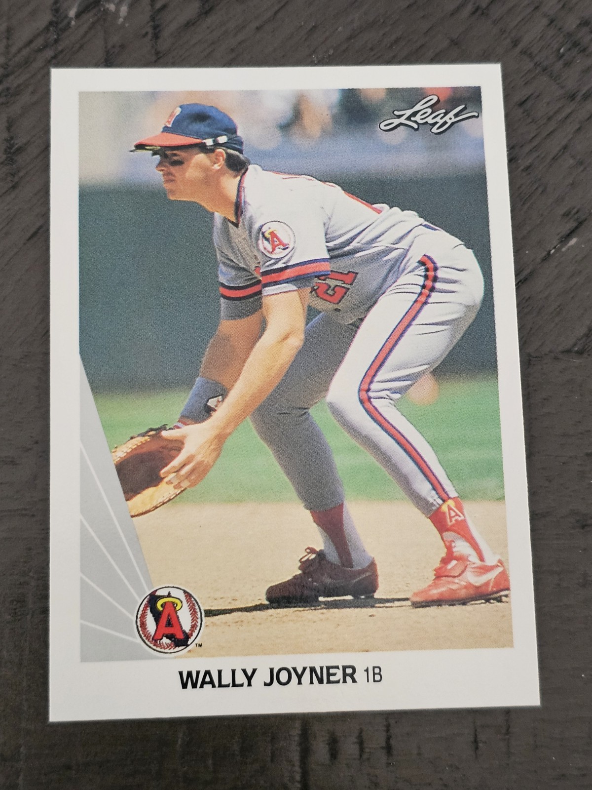 1990 Leaf - Wally Joyner #24 California Angels 
