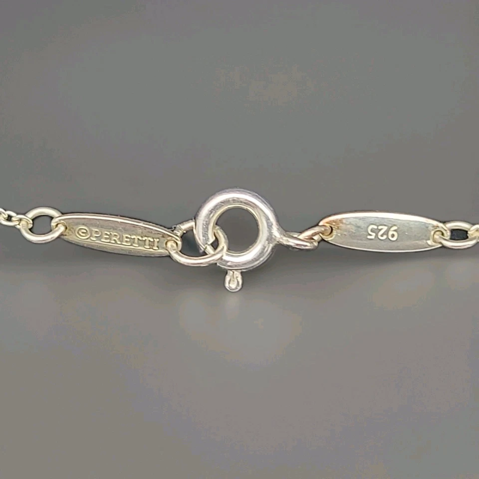 Tiffany and Co Peretti 925 España Collar Crucifijo Dije Foto 3 de 4