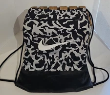 Nike Black/White Drawstring Backpack