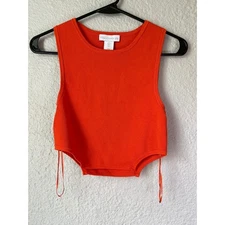 House of Harlow 1960 Orange Knit Top Small