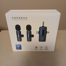 2.4GHz Wireless Lavalier Microphone, Portable Mini Mic High-Quality NEW