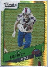 2021 CLASSICS COLE BEASLEY TIMELESS TRIBUTES GOLD 04/99 SP BUFFALO BILLS 10