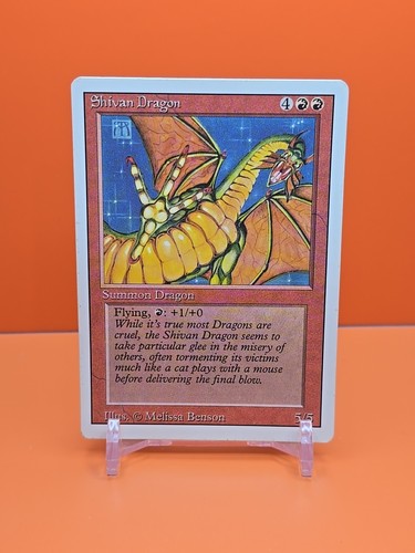 🔴🔴🔴 1994 MAGIC The Gathering SHIVAN DRAGON REVISED 3RD EDITION PLAYED 🔴🔴🔴2 - Bild 1 von 4