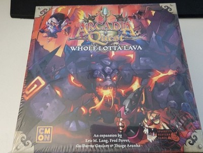 Arcadia Quest - Whole Lotta Lava Board Game Expansion - NEW and Sealed
