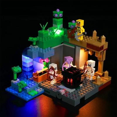LocoLee LED Lichtset für LEGO Minecraft The Skeleton Dungeon 21189
