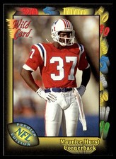 1991 Wild Card Maurice Hurst New England Patriots #48