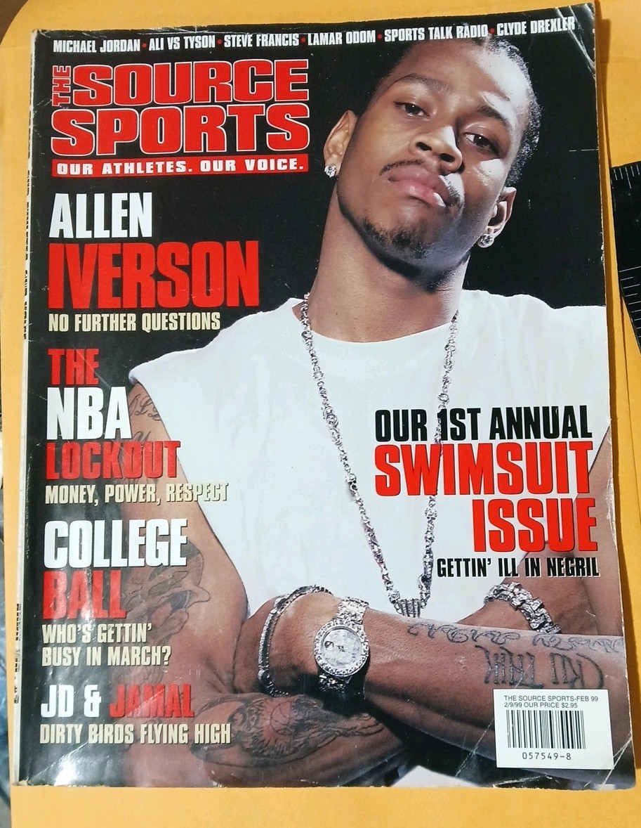 THE SOURCE SPORTS | NBA | Allen Iverson April '99 | 1st Swimsuit Issue| Jamaica