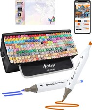 280 Colors Alcohol Markers for Artists Free APP for Coloring Dual Tips Alcohol