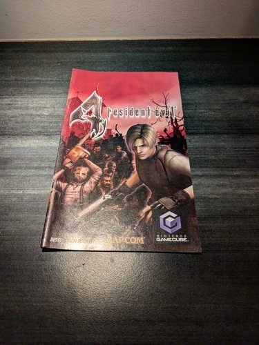 Resident Evil 4 Nintendo GameCube Capcom - MANUAL ONLY - No Game