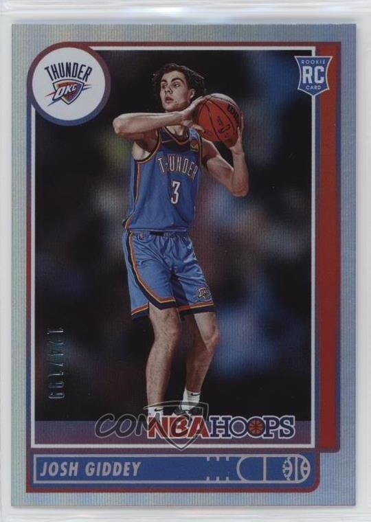 2021-22 Panini NBA Hoops Rookies Silver /199 Josh Giddey #202 1u0