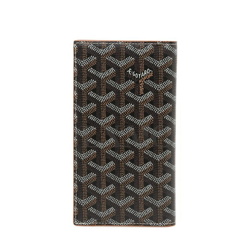 Goyard Black Tan Brown Leather Wallet - SKU | eBay Goyard Black Tan Brown Leather Wallet - SKU | eBay