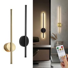 2x Battery Operated LED Wireless Wall Lights Wall Sconces Dimmable LED Wall Lamp