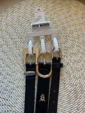 Steve Madden 3 Pack Belts Size M