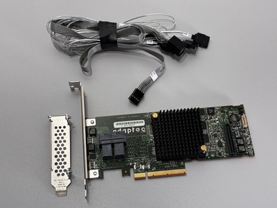 Adaptec ASR-7805 1G 6Gbps Low Profile SAS SATA RAID Controller PCIe x8 1GB Cache