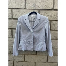 JONES NEW YORK SUIT SEPARATES Womens Striped Blazer Jacket Size 10