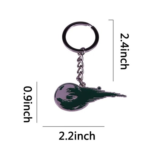 Brand New! Final Fantasy 7 Meteor 2.5" Metal Keychain - 第 2/2 張圖片