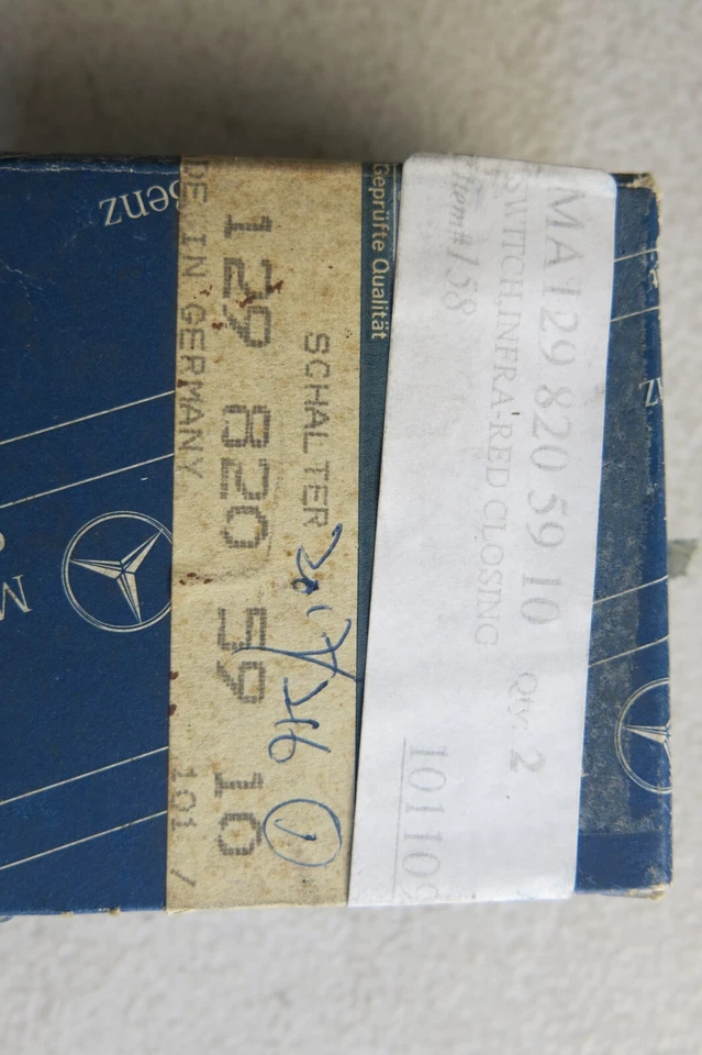 Interruptor de bloqueo de puerta delantera izquierda mercedes-benz 1298205910 se adapta a sl320 sl500 sl600 Foto 3 de 3