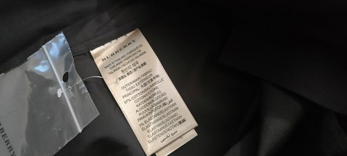 BURBERRY Henry Long Sleeve Cotton Men's Dress Shirt - Slim FIT - New - Picture 9 of 34