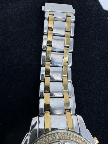 Lot 3 Michael Kors Watches Womens 5166, 5350, 5603 Gold Not Tested-Parts Only - Foto 9 di 24