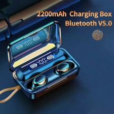 écouteurs sans fil casque avec Microphone Sport étanche casques 2200mAh boîte de