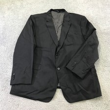 Banana Republic Jacket Mens 50 Marzotto Super 120s Blazer Slim Coat Black Casua