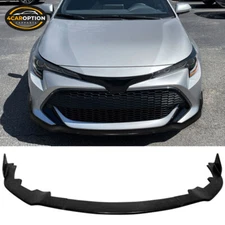 Fits 19-22 Toyota Corolla 5Door TS Style Front Bumper Lip Spoiler PU 3PCS