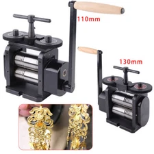 110/130mm Manual Jewelry Press Rolling Mill Machine Wire Flat Metal Sheet Roller