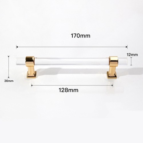 Acryl Klar Schrankknopf Türgriff Schublade Kleiderschrank Kommode Zug Hardware Acc - Bild 8 von 22