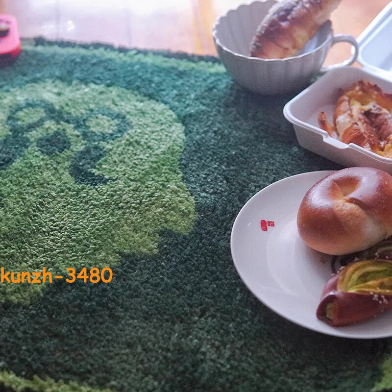 Alfombra de café Animal Crossing Brewster juego acolchado alfombra suave 80*60 cm verde Foto 2 de 4