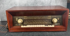 VINTAGE MID CENTURY RADIO Blaupunkt radio ANTIQUE 6112 SWEDEN EIA MOMBASA