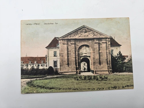 HA1958: Postcard Landau (Palatine Deutsches Goal