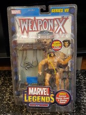 Toybiz Weapon X Wolverine Marvel Legends Series 7 Logan X-Men with poster book