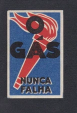 Antique Portugal BN60311 Gas Match Tag 