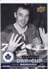 17/18 UD..FRANK MAHOVLICH..FLASHBACKS..DAY WITH THE CUP..SP..# DC 1..MAPLE LEAFS