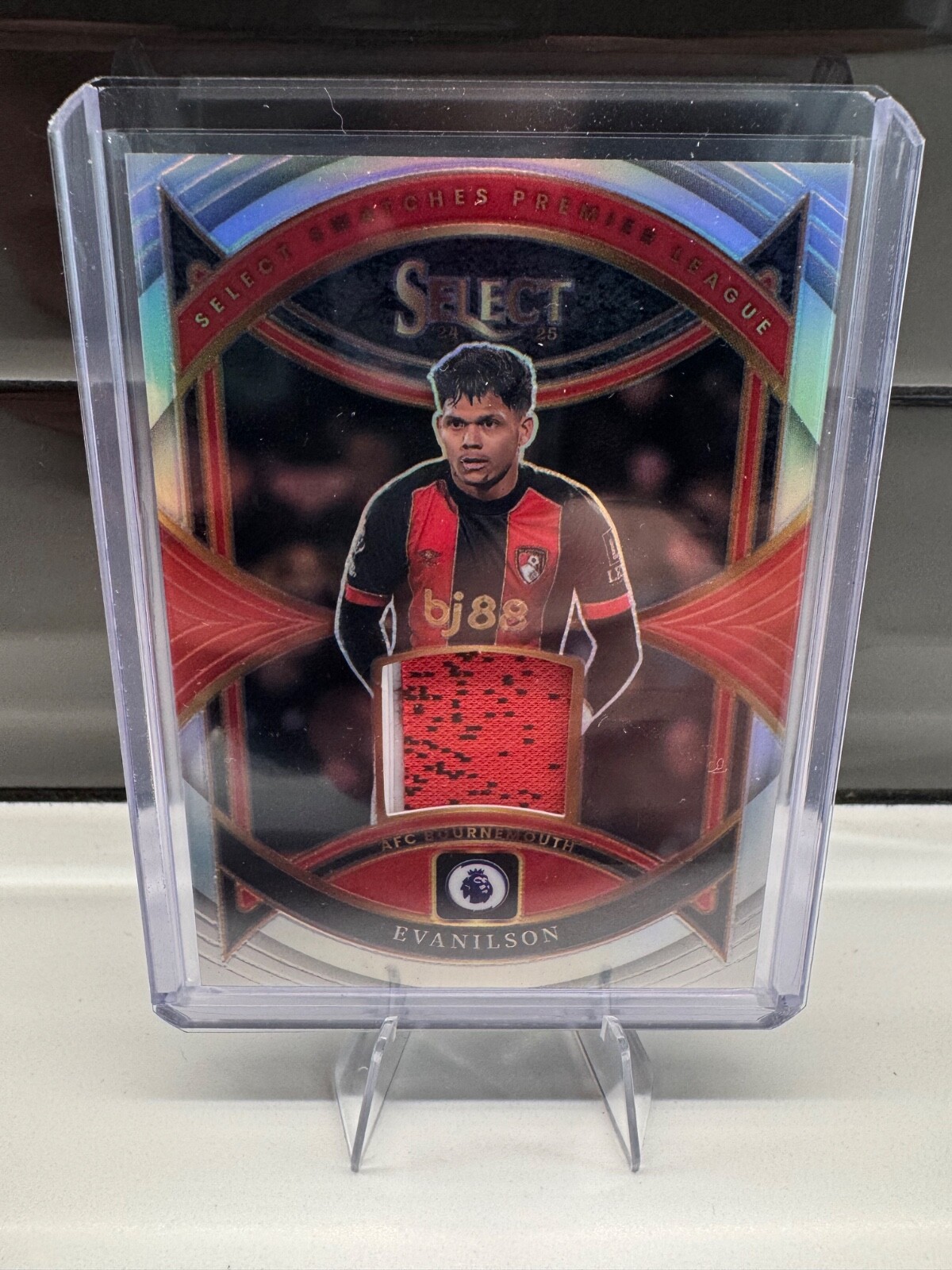 2024-25 Panini Select EPL Patch Evanilson SW-E Bournemouth