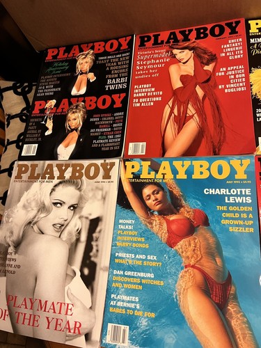 Playboy Magazine Complete 1993 Full Year Jan-Dec Lot of 12 w/Centerfolds Bulk - Picture 2 of 8