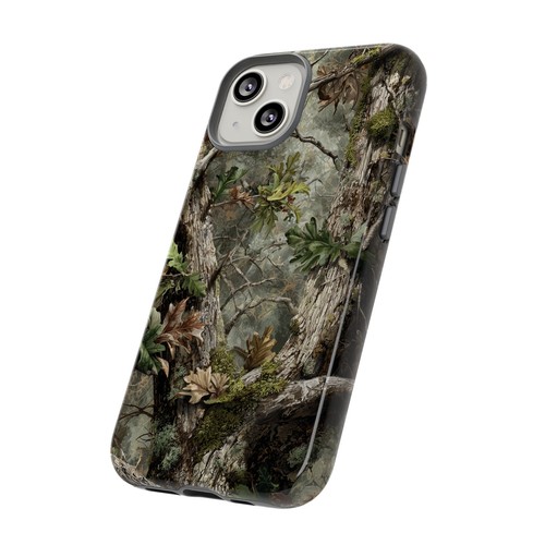 Pour iPhone | Samsung Galaxy | Coque téléphone Pixel - Feuilles de chêne mousse chasse camouflage - Photo 85 sur 255