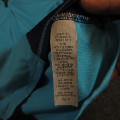 Champion C9 Athletic Jacket Womens XS Regular Blue 1/4 Zip Poly Long Sleeve - Picture 10 of 12