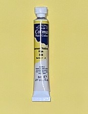Winsor and Newton Cotman Water Colours - 8ml Tube - Lemon Yellow Hue 346