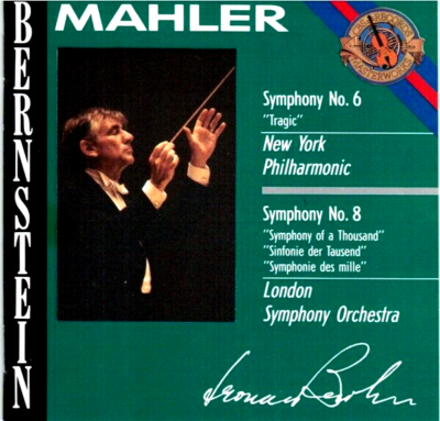 Mahler Symphonies 6 & 8 LEONARD BERNSTEIN Original CBS DADC US 3CD
