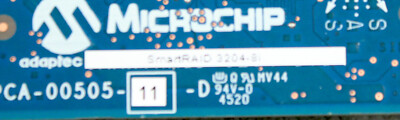 拡張カード ADAPTEC SmartRAID 3204-8i single Microchip Adaptec SmartRaid 3204-8i 32048IXS RAID Adapter Adapter